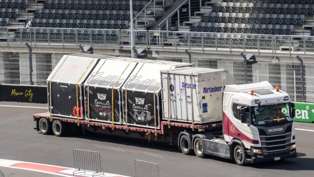 La Fórmula 1 ya está en México: llegan más de 50 toneladas de material para el GP de la CDMX