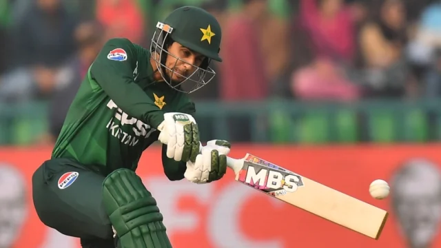 Saim Ayub brought up his half-century in 30 balls