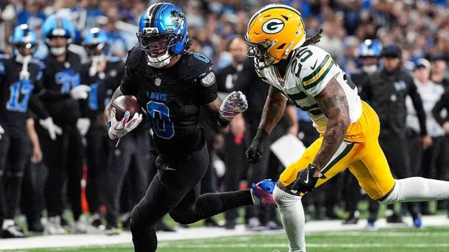 Lions’ Jahmyr Gibbs reveals NSFW reaction to Dan Campbell’s decision vs. Packers