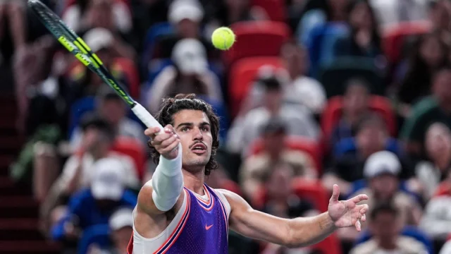 Carlos Alcaraz said the mustache was a result of his title victory at the Japan Open.