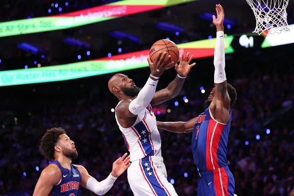 LeBron James hopeful 76ers won't need him to start at center often