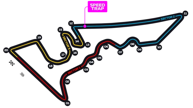 Circuit of the Americas · official circuit map