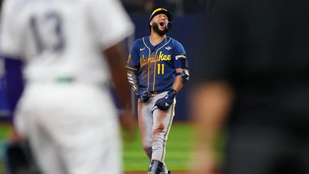 "He's turning into a superstar right in front of our eyes," Brewers president of baseball operations Matt Arnold said.