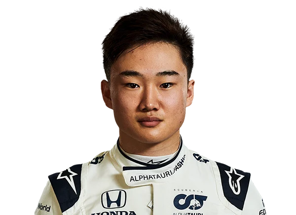 Yuki Tsunoda · driver portrait