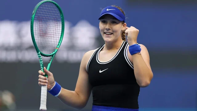 Mirra Andreeva reacts straight after reaching her first-ever China Open final, ‘I’m really happy’