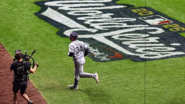 Game 1 of Brewers-Rays World Series sees slight step back in ratings from 2024-25