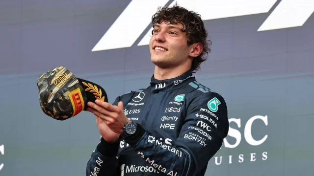 Kimi Antonelli is leading the drivers' championship.