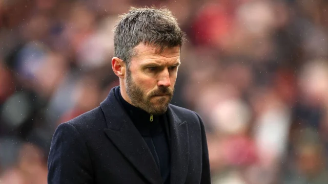 Man United head coach Michael Carrick leaves Carrington amid doubts over his future