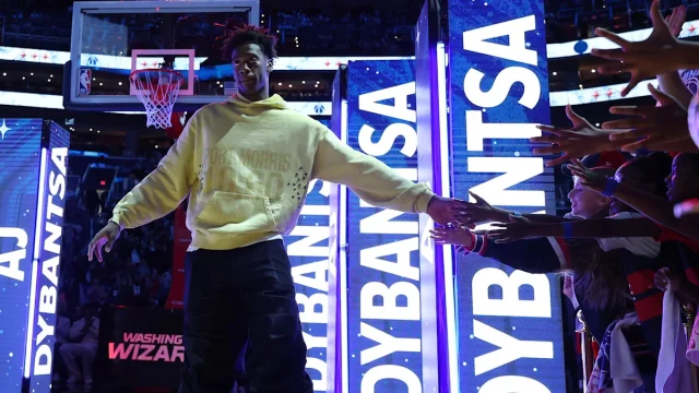 Wizards rookie AJ Dybantsa (ankle) ruled out for fourth straight game