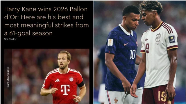 Ballon d'Or blunder! Site 'leaks' Kane, Yamal and Mbappé as winners