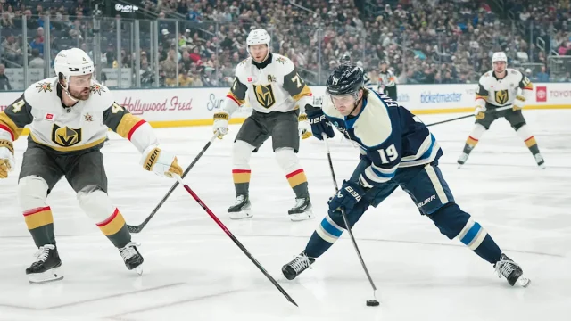 Columbus Blue Jackets earn 2-1 OT win over Vegas Golden Knights