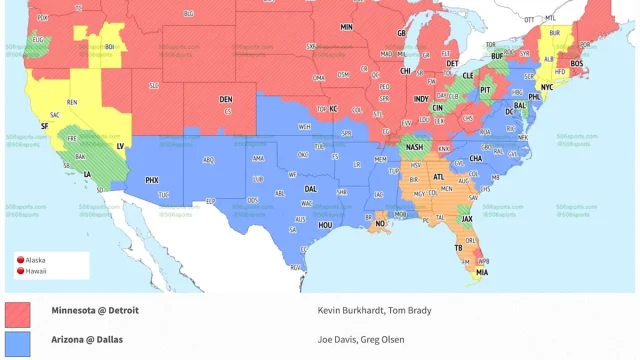 NFL Week 8 TV broadcast map: Where to view Raiders vs Jets