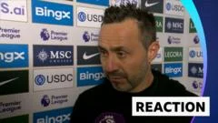 'Best performance since I arrived' - De Zerbi praises Spurs after win