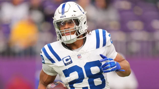 Jonathan Taylor bristles at Colts rebuild talk during press conference: ‘You think we’re rebuilding?’
