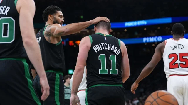 Joe Mazzulla on how Payton Pritchard has upped his defensive chops with Boston Celtics