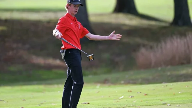 Conard boys golfer Nolan Leonard ties for second place at New England Championship meet