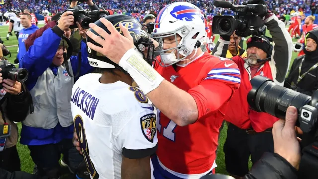 Lamar Jackson vs. Josh Allen rushing stats: How Ravens, Bills QBs compare in yards, TDs and more