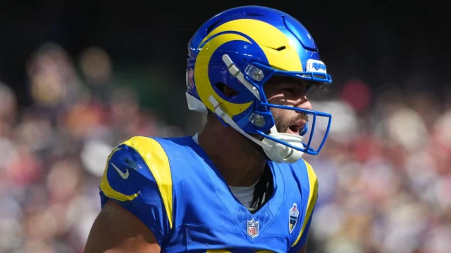 After being rostered on 15.4% of knocked out teams, managers should do everything they can to pick up Rams WR Puka Nacua in their Knockout leagues.