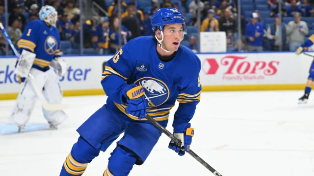 Noah Ostlund and the Buffalo Sabres are still 30-1 to win the Stanley Cup.