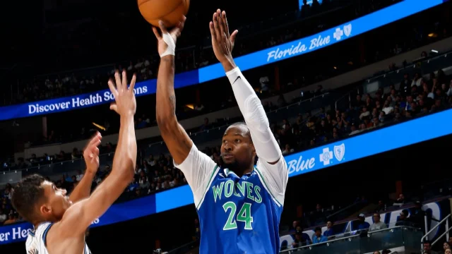 Jonathan Kuminga has filled the box score so far in his first season with the Timberwolves.