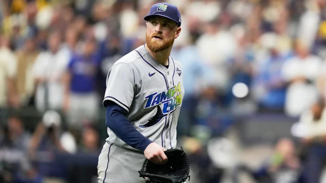 Drew Rasmusssen can't make it through 4th inning as Rays blow 4-0 lead in Game 2 loss to Brewers