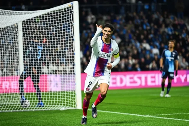 Hakimi bags hat-trick as Paris Saint-Germain rip Le Havre to pieces