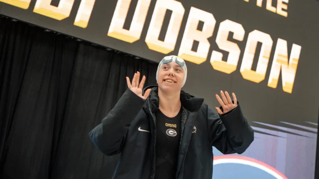 Kennedi Dobson Breaks SEC Record In 500 Freestyle With 4:30.48