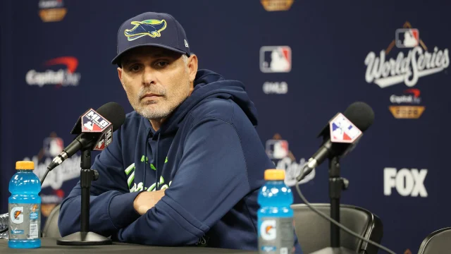 Rays Make Major Lineup Change Facing Left-Hander in Game 3 of World Series