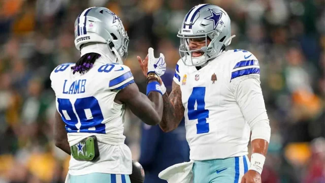 Cowboys’ Dak Prescott, CeeDee Lamb share special reunion with Joe Milton after MNF