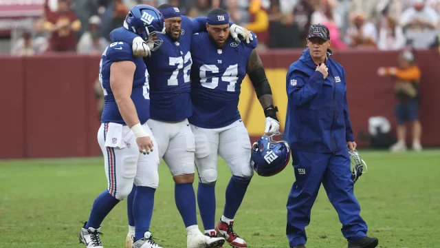 Will New York Giants OL Jermaine Eluemunor play vs. Houston Texans?
