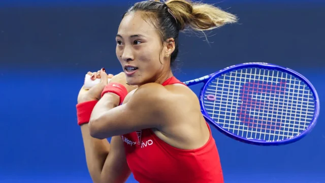 Qinwen Zheng disagrees with what has been said about her as she reaches China Open quarter-finals
