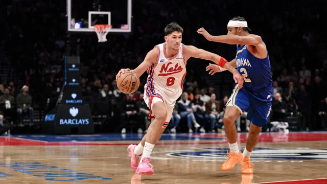 Nets' Egor Demin out at least one week with right leg bone bruise