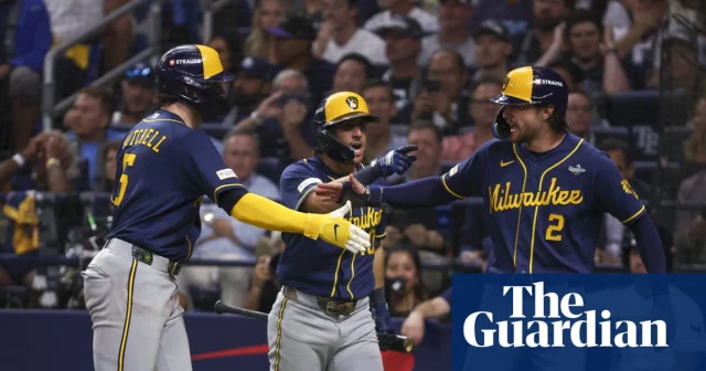 Ruthless Brewers eye World Series sweep after crushing Rays 10-1 in Game 3