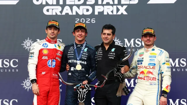 Kimi Antonelli wins United States GP but made to wait for first F1 title
