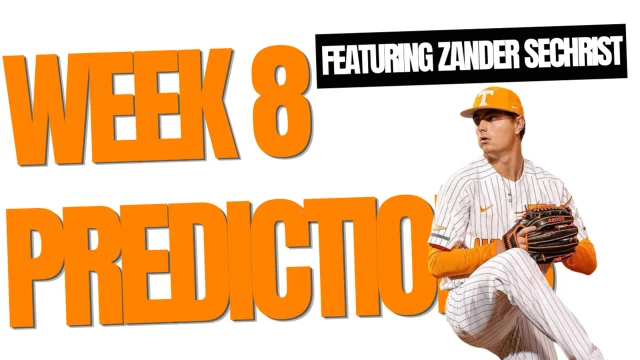 SEC Week 8 Predictions: Featuring Former Tennessee Baseball Pitcher Zander Sechrist