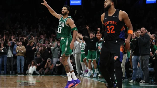Paul George on how Jayson Tatum had all the answers vs. Knicks