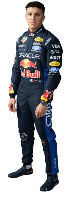 Isack Hadjar · official driver portrait