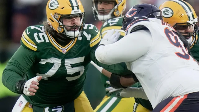 Packers on third center after Sean Rhyan injured in first quarter vs Lions