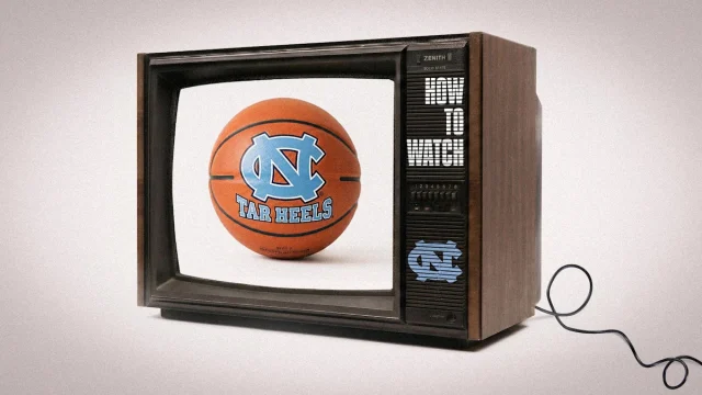 What channel is UNC's Tuesday basketball exhibition vs. Charlotte on?