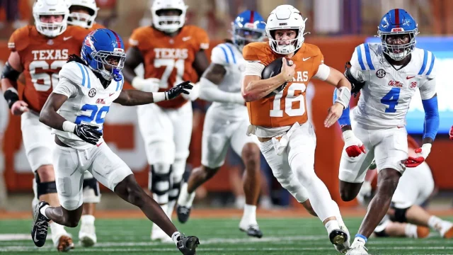 Sarkisian lauds 'edgy' Manning after Texas holds off Ole Miss