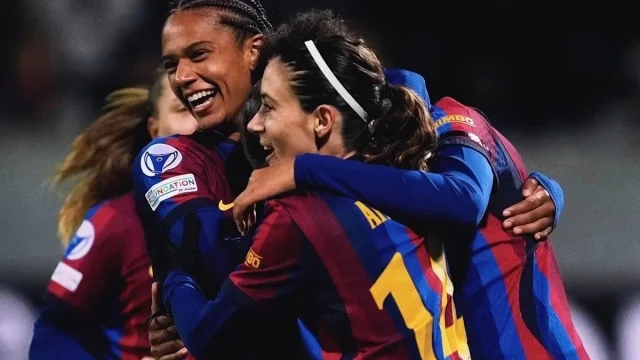 Recital del Barça femenino en Koge (0-8)