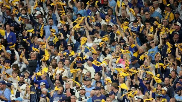 Brewers fans all over town, from the ballpark to the bars and everywhere in between, celebrated their team's return to the World Series after 44 years.