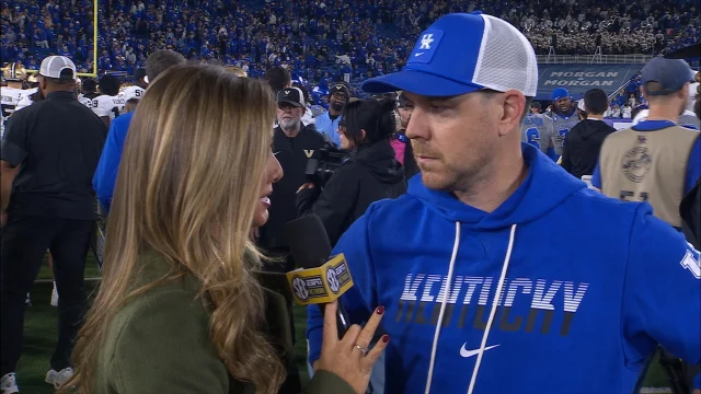 Will Stein insists No. 12 Kentucky's success belongs to his players, praising their grit and determination as Kenny Minchey delivers his best outing of the season.