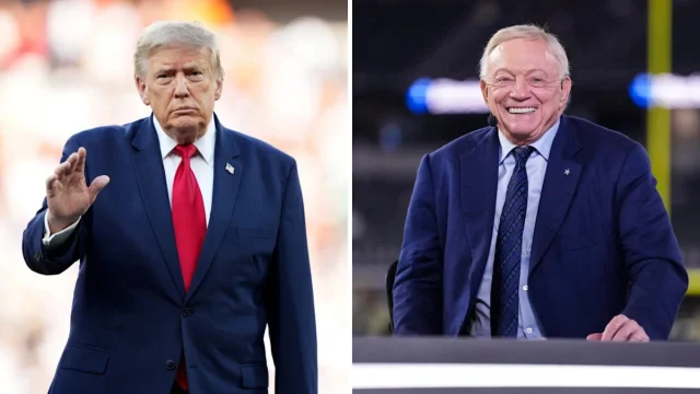 Jerry Jones’ $1m donation isn’t the first time he’s donated seven-figures to Donald Trump