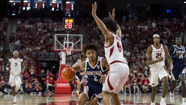 Davion Thompson's Gumption Paid Off For Arkansas In Win Over Gonzaga