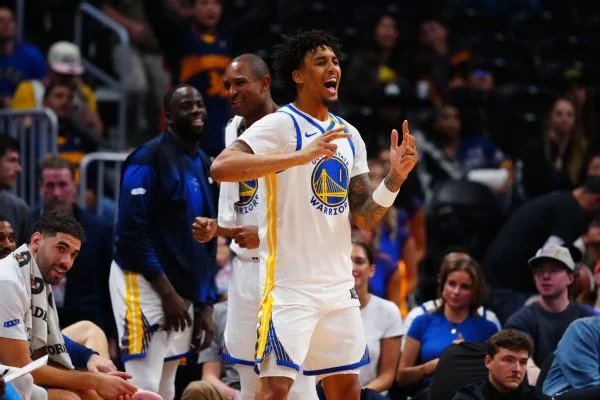 "He's as strong as an ox and skilled," Warriors coach Steve Kerr said of Yaxel Lendeborg. "You saw tonight. In all the critical moments of the game, we just put the ball in his hands. For a rookie to be that advanced already, it's extremely rare."