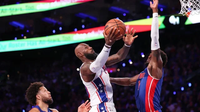76ers’ LeBron James reveals his stance on playing center amid frontcourt injuries