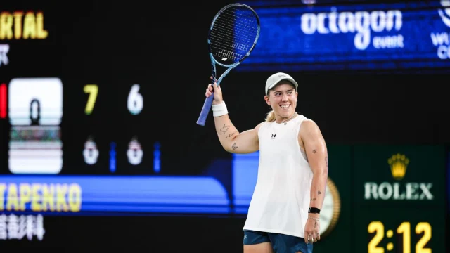 Wuhan Open: Sonay Kartal reaches first WTA 1000 final after straight-sets win