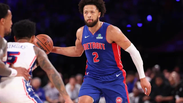 Cade Cunningham leads short-handed Pistons past 76ers to stay unbeaten