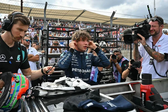F1 United States Grand Prix live updates: Follow latest from today’s race with Kimi Antonelli on pole